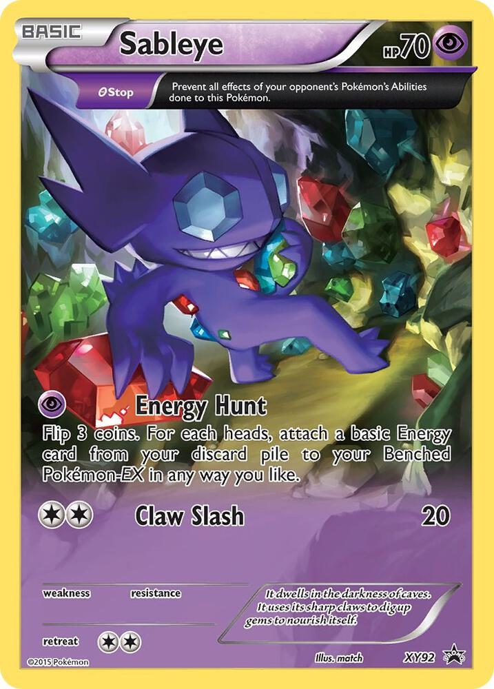 Sableye - XY92 - XY92 - Promo