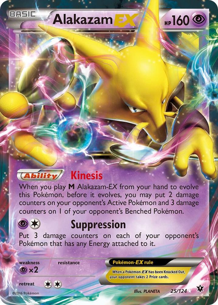 Alakazam EX - 25/124 - Ultra Rare