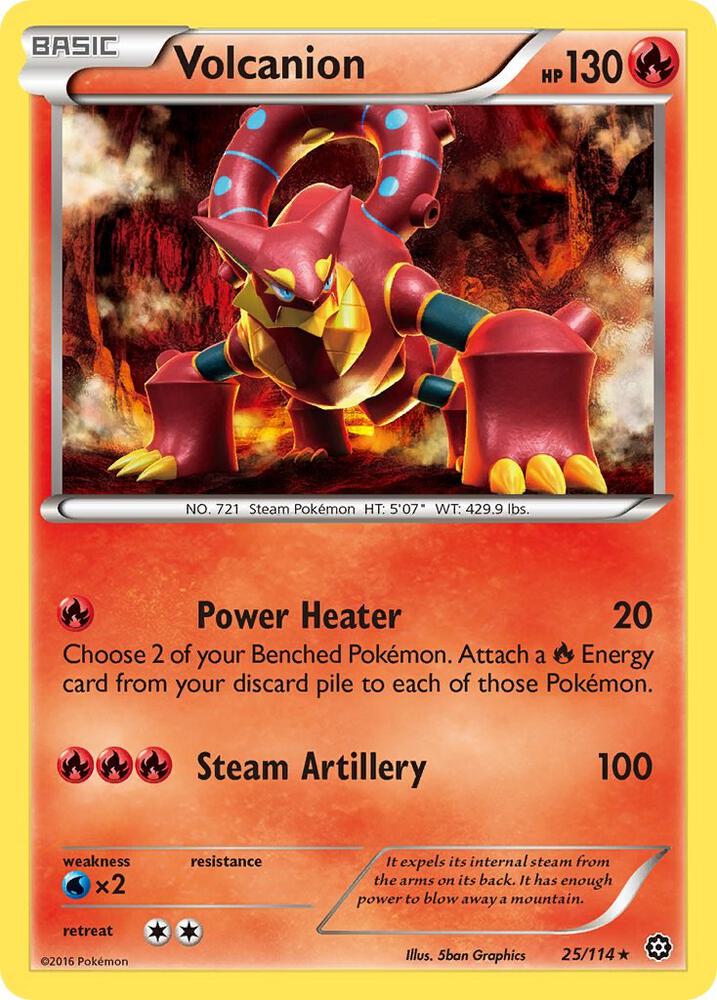 Volcanion - 25/114 - Rare
