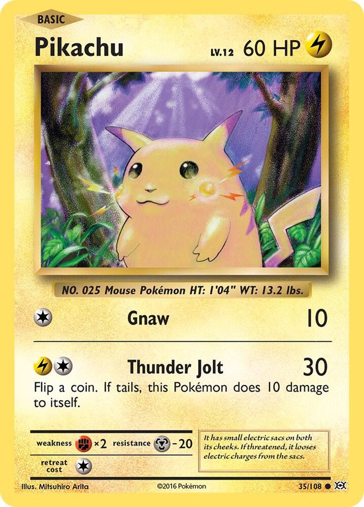Pikachu - 35/108 - Common