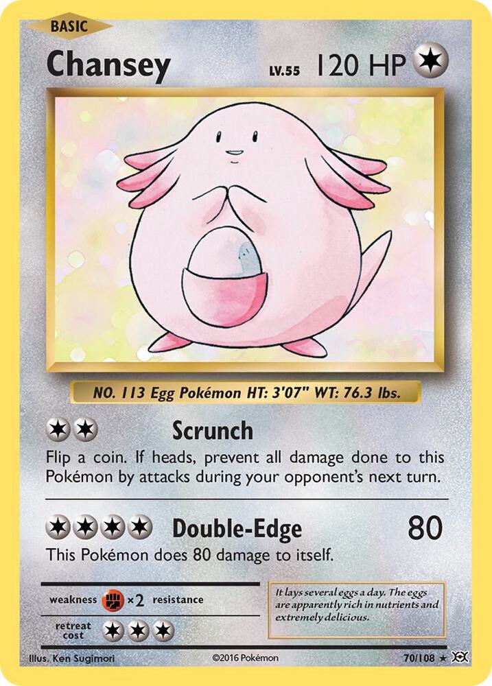 Chansey - 70/108 - Holo Rare