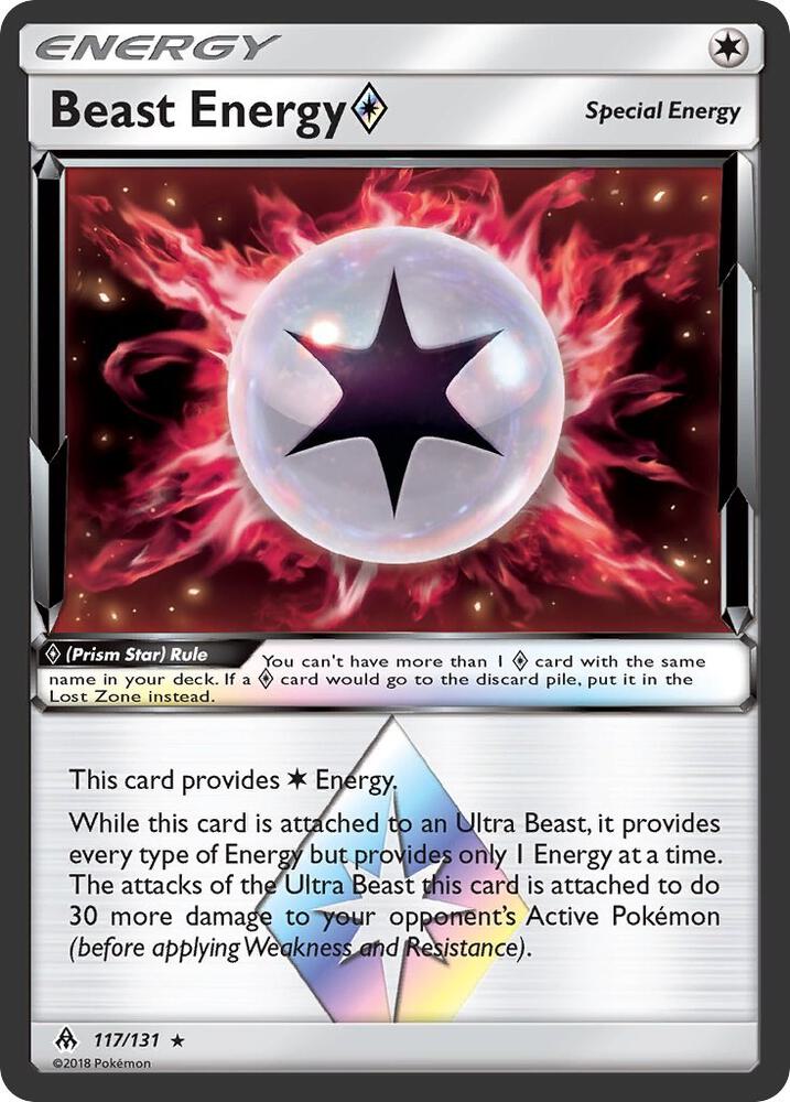 Beast Energy Prism Star - 117/131 - Prism Rare