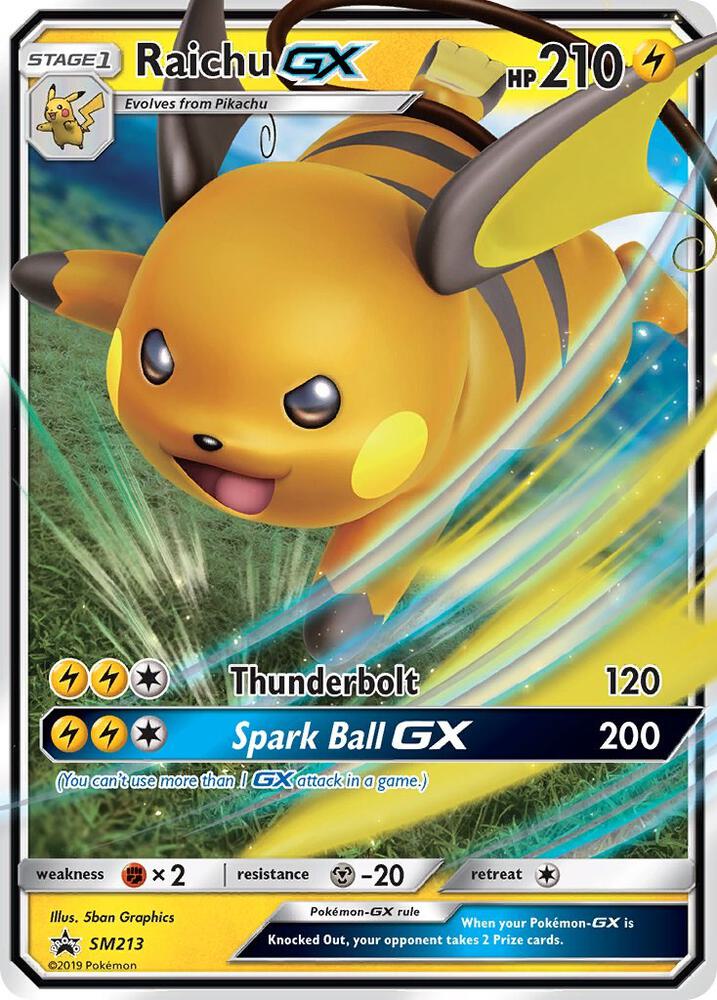 Raichu GX - SM213 - SM213 - Promo