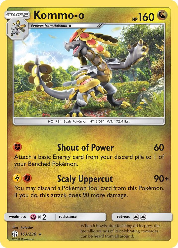 Kommo-o - 163/236 - Holo Rare