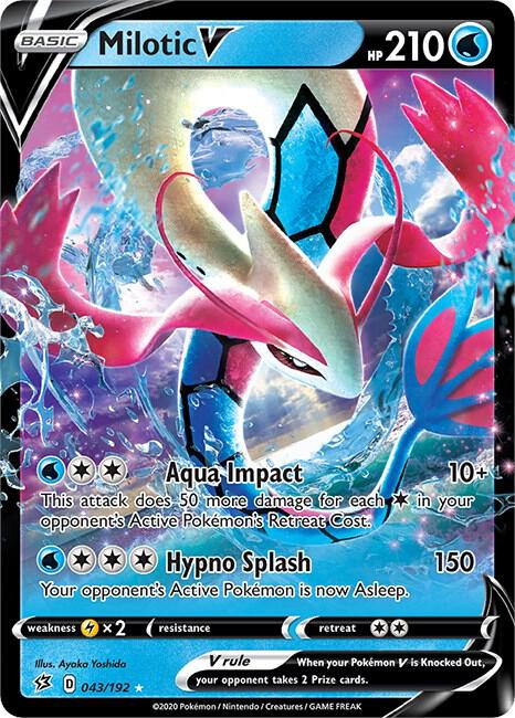 Milotic V - 043/192 - Ultra Rare