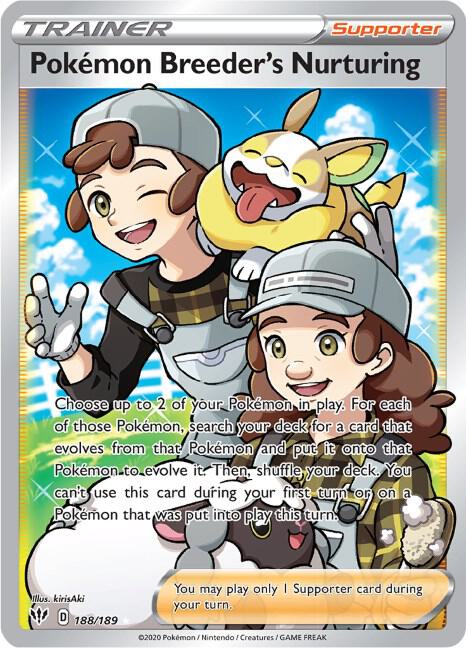Pokemon Breeder's Nurturing (Full Art) - 188/189 - Ultra Rare