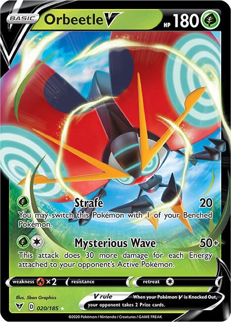 Orbeetle V - 020/185 - Ultra Rare