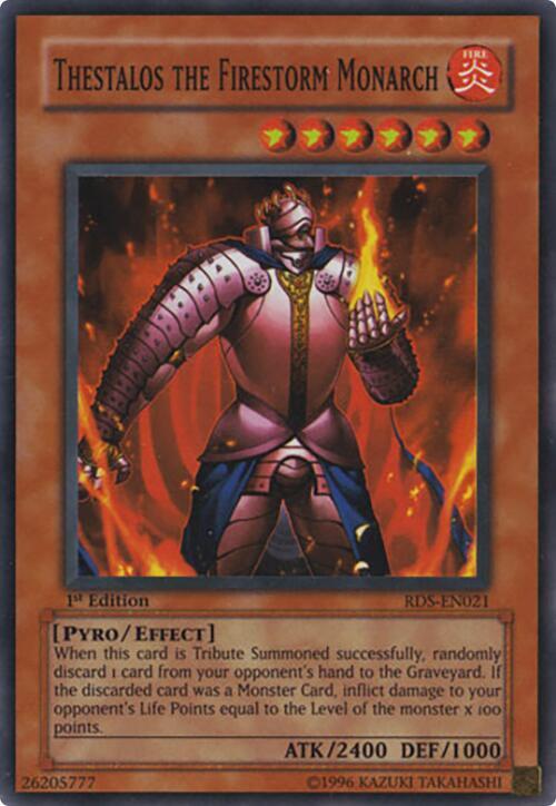 Thestalos the Firestorm Monarch - RDS-EN021 - Super Rare