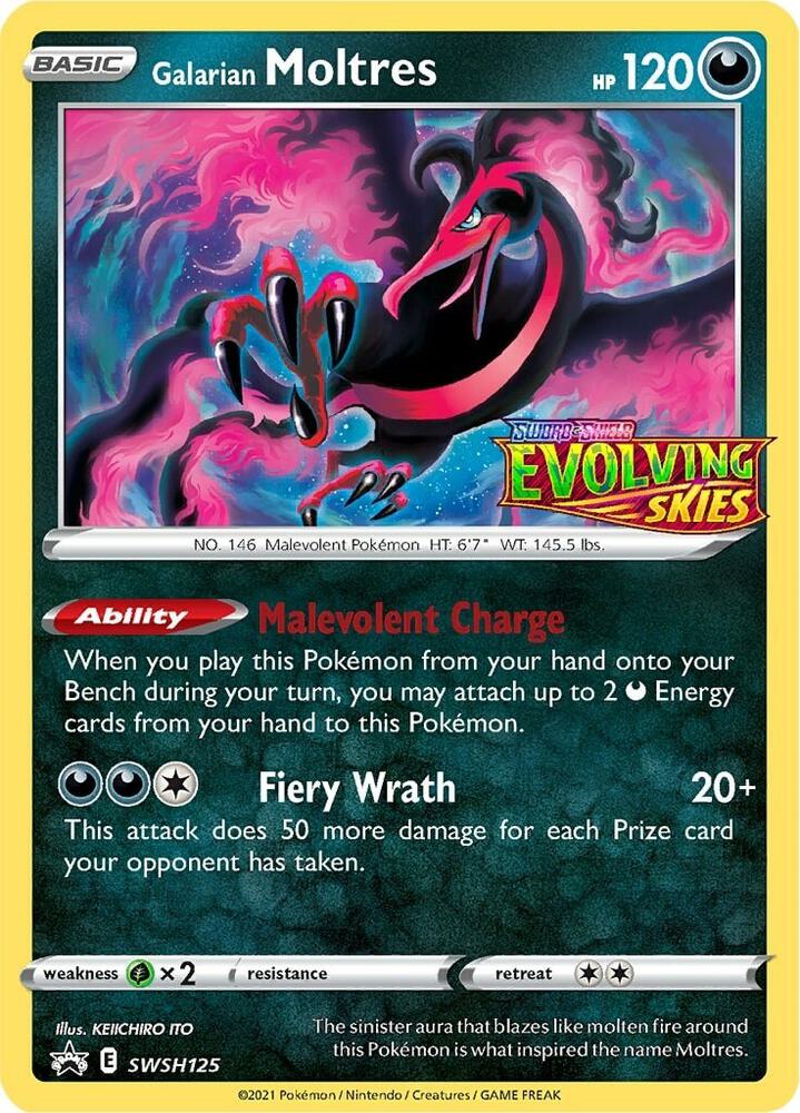 Galarian Moltres - SWSH125 (Prerelease) - SWSH125 - Promo
