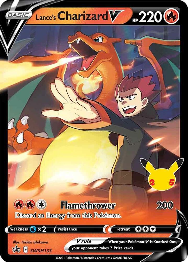 Lance's Charizard V - SWSH133 - SWSH133 - Promo