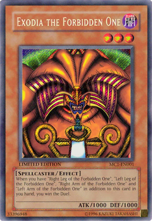 Exodia the Forbidden One - MC1-EN001 - Secret Rare