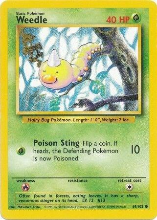 Weedle - 069/102 - Common
