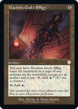Machine God's Effigy (Retro Frame) - 16 - Rare