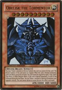Obelisk the Tormentor - GLD4-EN030 - Gold Rare