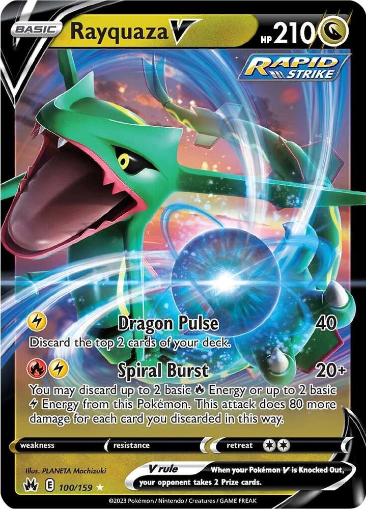 Rayquaza V - 100/159 - Ultra Rare