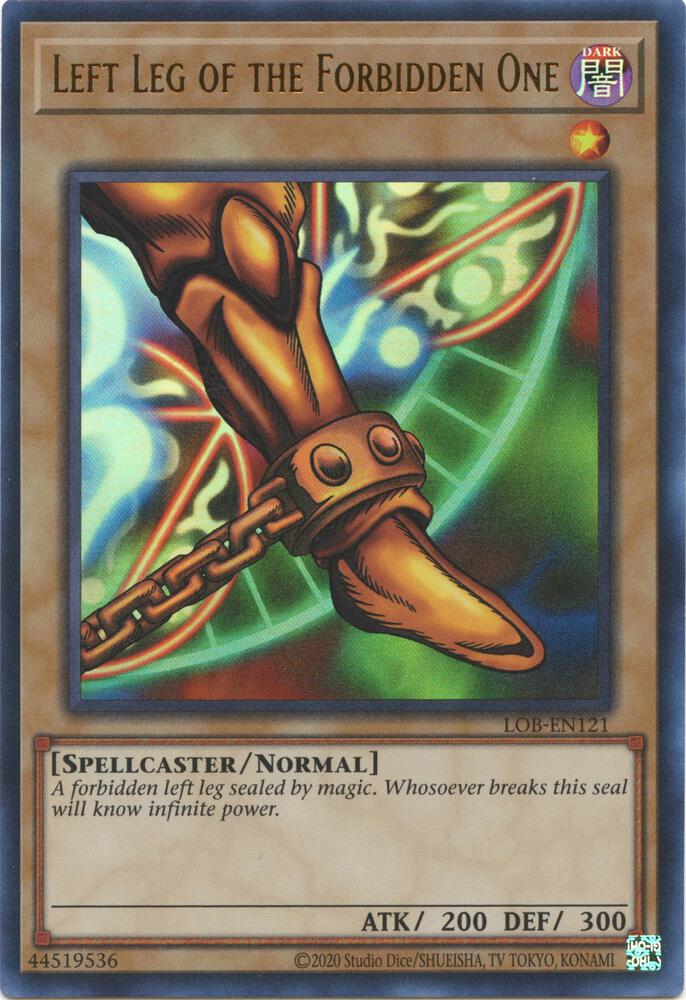 Left Leg of the Forbidden One - LOB-EN121 - Ultra Rare