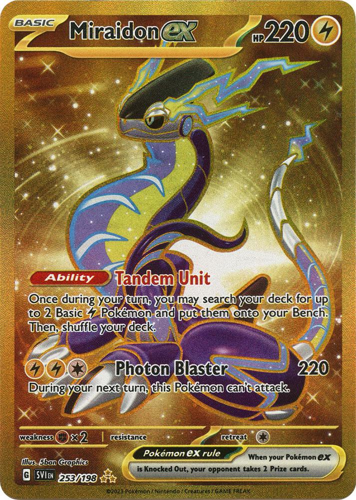 Miraidon ex - 253/198 - Hyper Rare