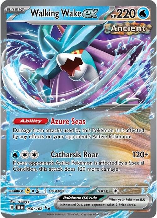 Walking Wake ex - 050/162 - Double Rare