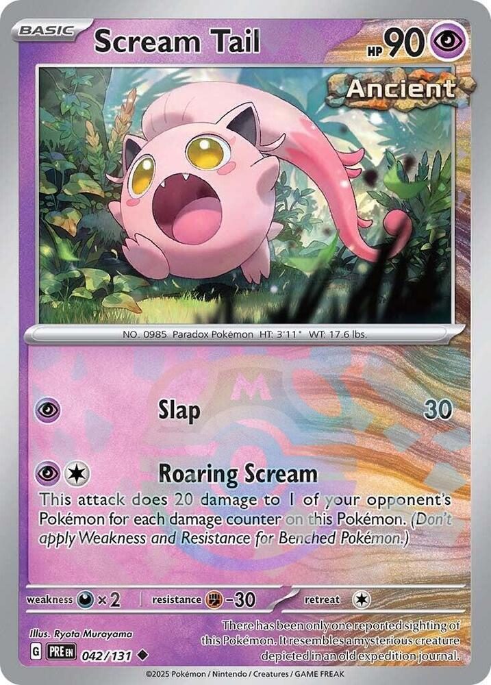 Scream Tail (Master Ball Pattern) - 042/131 - Uncommon