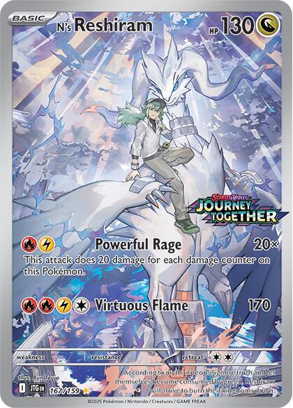 N's Reshiram - 167/159 - Illustration Rare