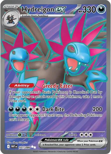 Hydreigon ex - 161/086 - Ultra Rare