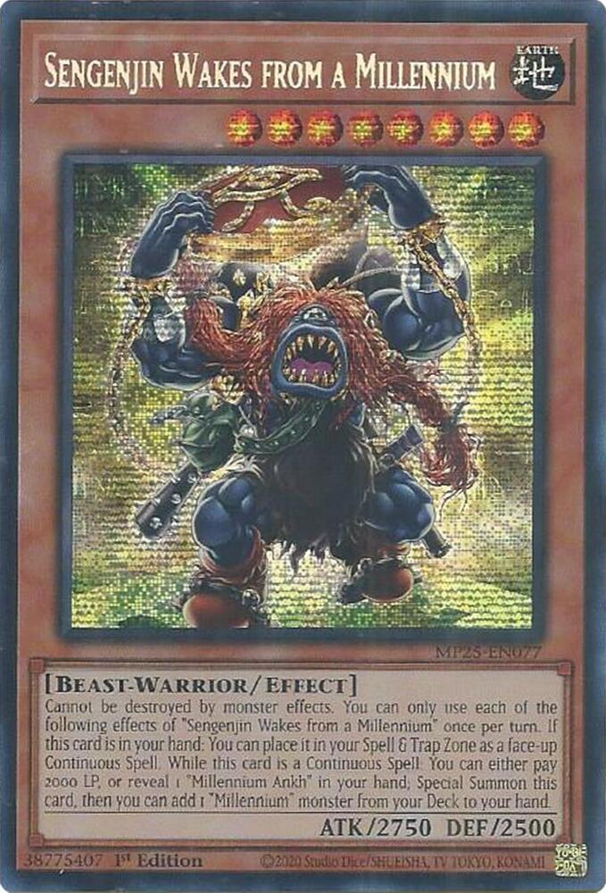 Sengenjin Wakes from a Millennium - MP25-EN077 - Prismatic Secret Rare