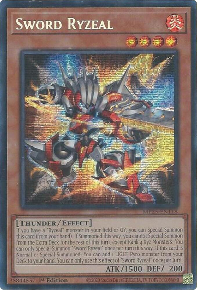Sword Ryzeal - MP25-EN118 - Prismatic Secret Rare