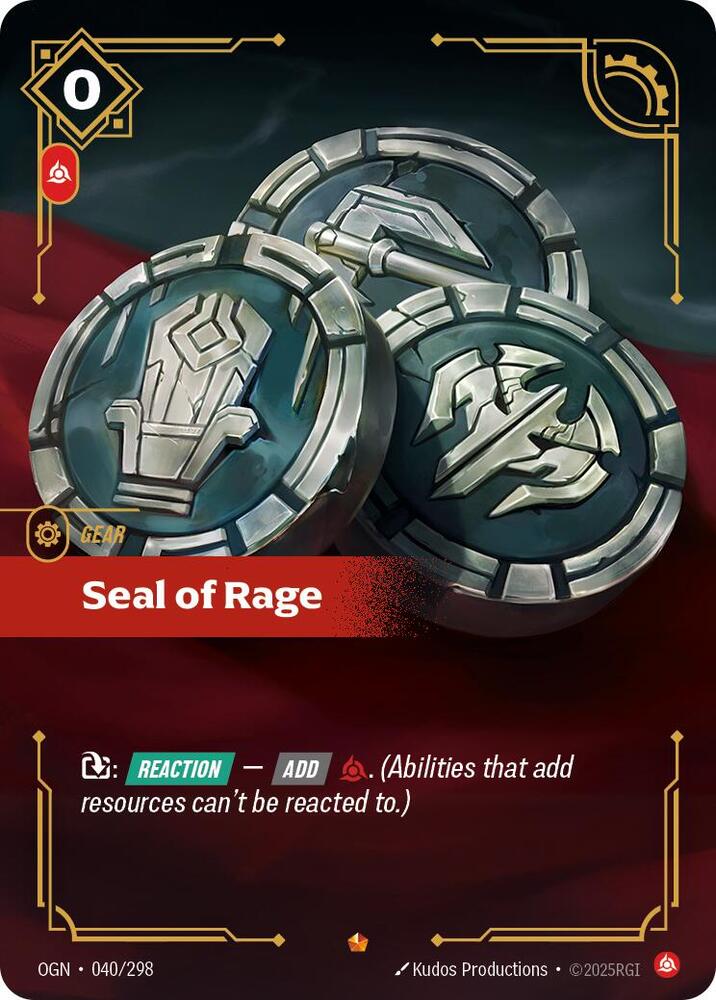 Seal of Rage - 040/298 - Epic