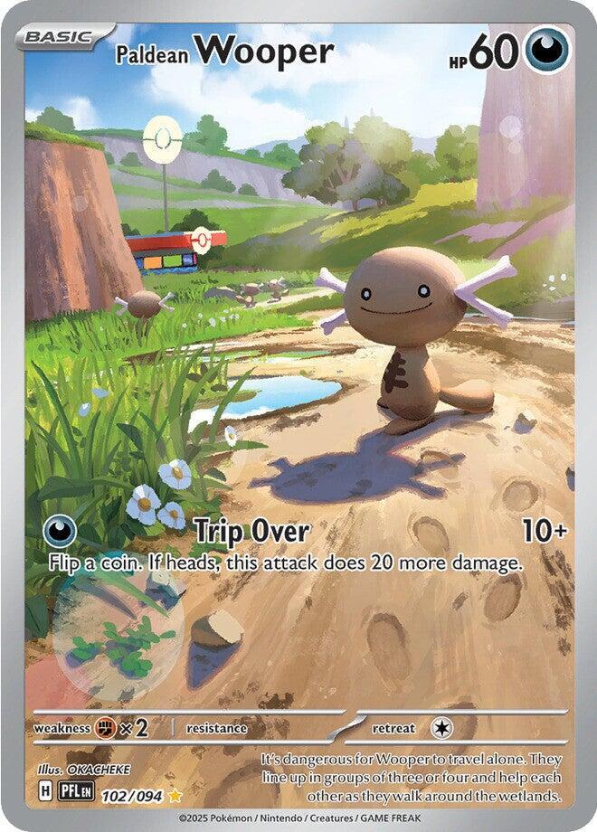 Paldean Wooper - 102/094 - Illustration Rare