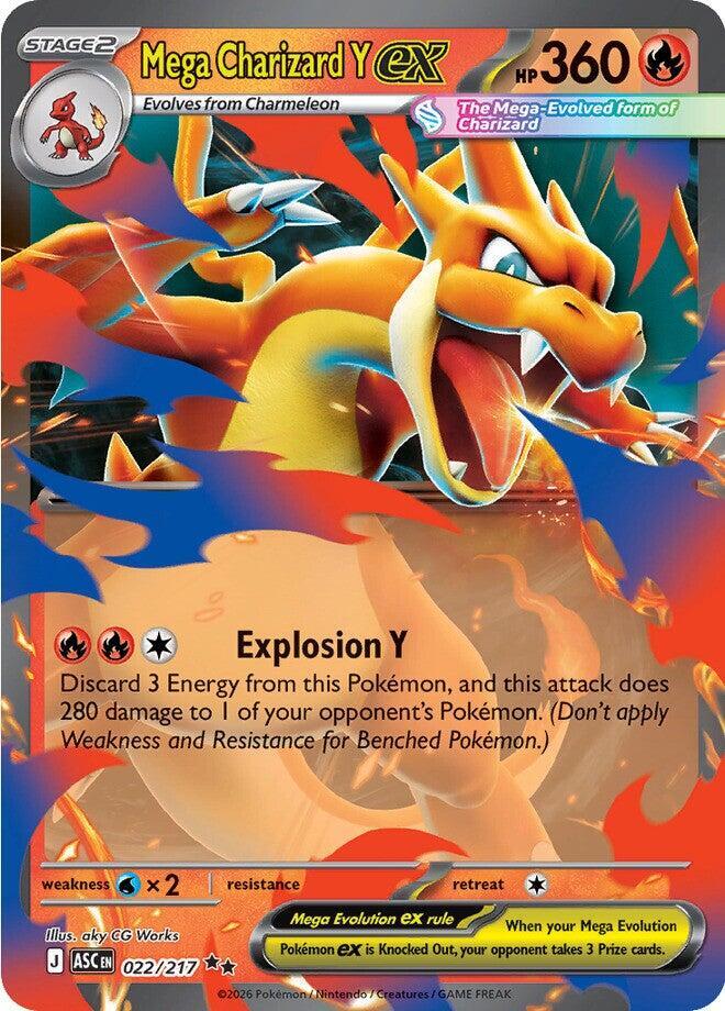 Mega Charizard Y ex - 022/217 - Double Rare
