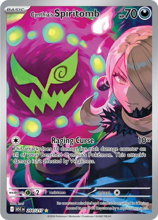 Cynthia's Spiritomb - 244/217 - Illustration Rare