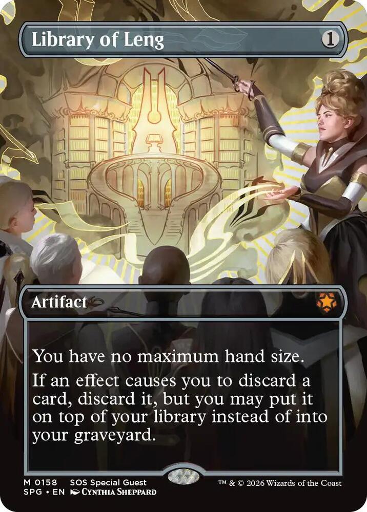 Library of Leng (Borderless) - 158 - Mythic