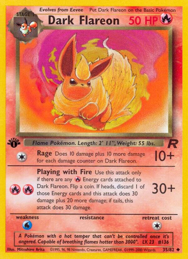 Dark Flareon - 35/82 - Uncommon