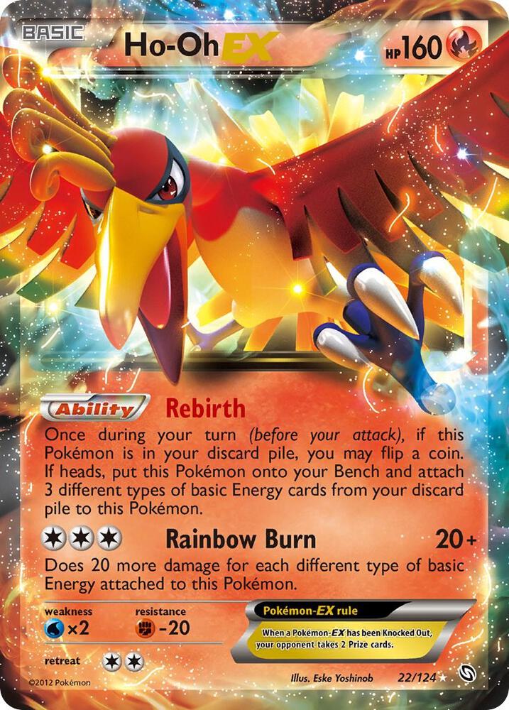 Ho-Oh EX - 22/124 - Ultra Rare