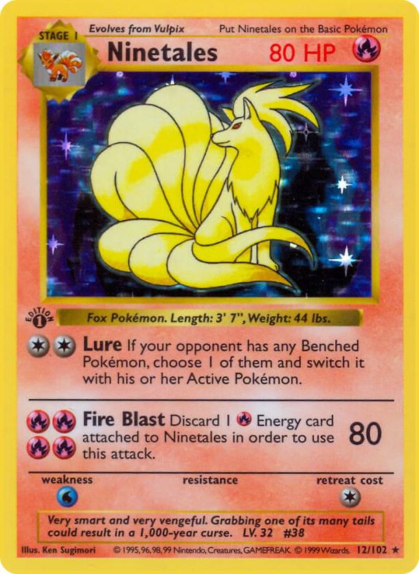 Ninetales - 012/102 - Holo Rare