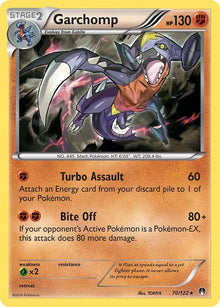 Garchomp - 70/122 - Holo Rare