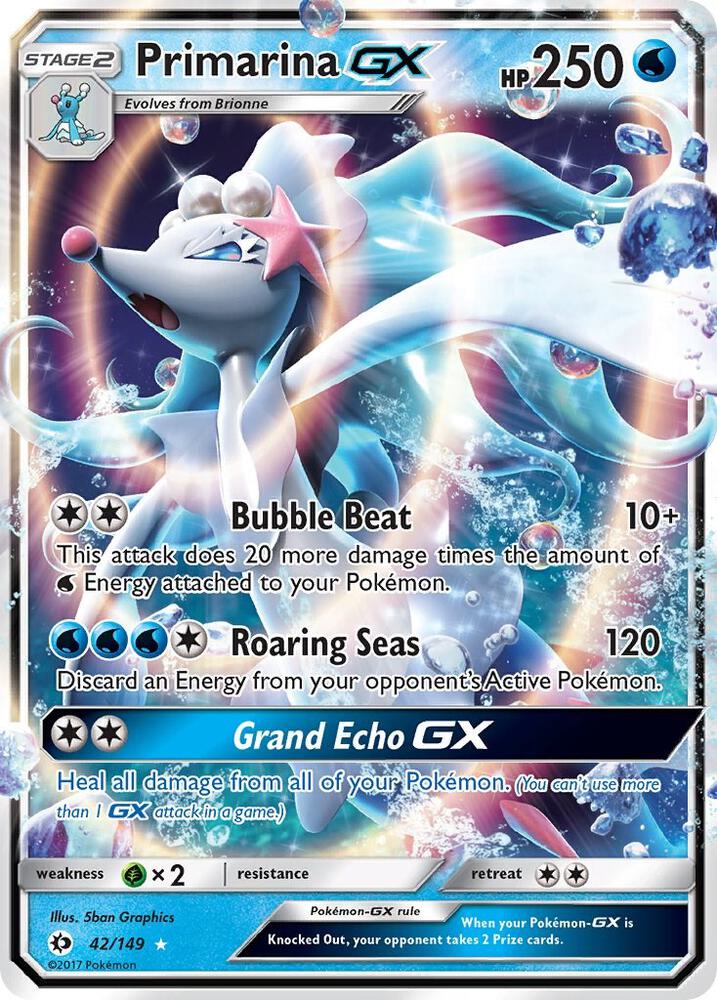 Primarina GX - 42/149 - Ultra Rare