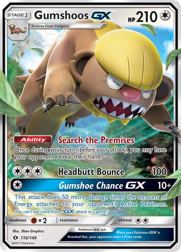 Gumshoos GX - 110/149 - Ultra Rare
