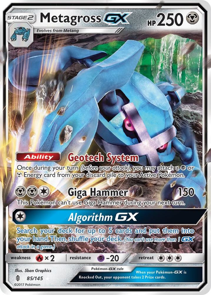 Metagross GX - 85/145 - Ultra Rare
