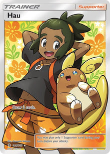Hau (Full Art) - 144/145 - Ultra Rare