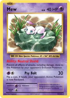 Mew - 053/108 - Rare