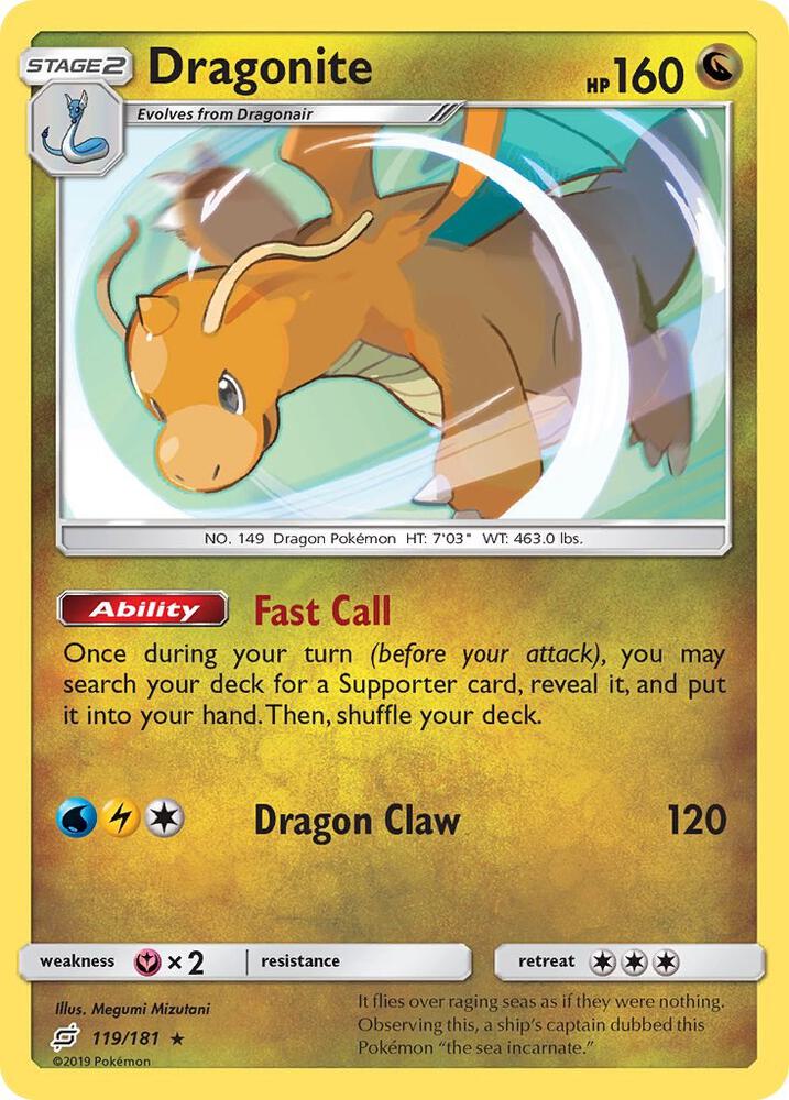 Dragonite - 119/181 - Holo Rare
