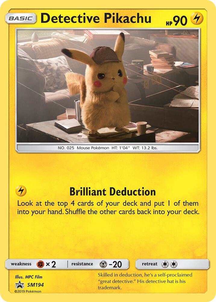 Detective Pikachu - SM194 - SM194 - Promo
