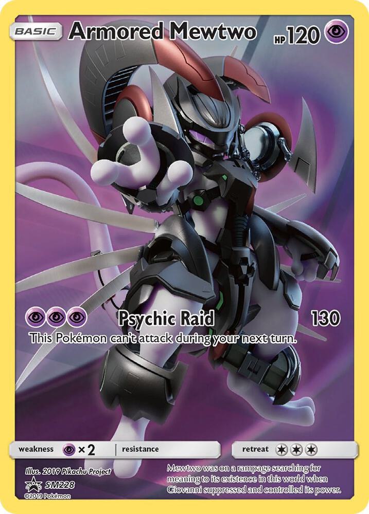 Armored Mewtwo - SM228 - SM228 - Promo