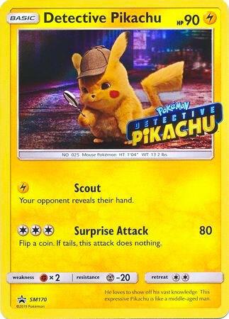 Detective Pikachu - SM170 (Stamped) - SM170 - Promo