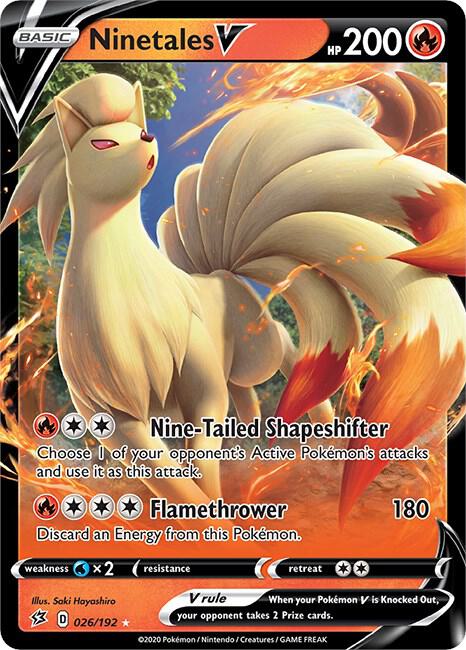 Ninetales V - 026/192 - Ultra Rare