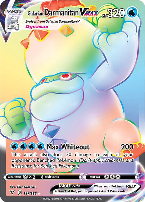Galarian Darmanitan VMAX (Secret) - 187/185 - Secret Rare