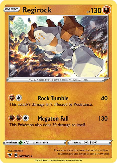 Regirock - 089/185 - Holo Rare