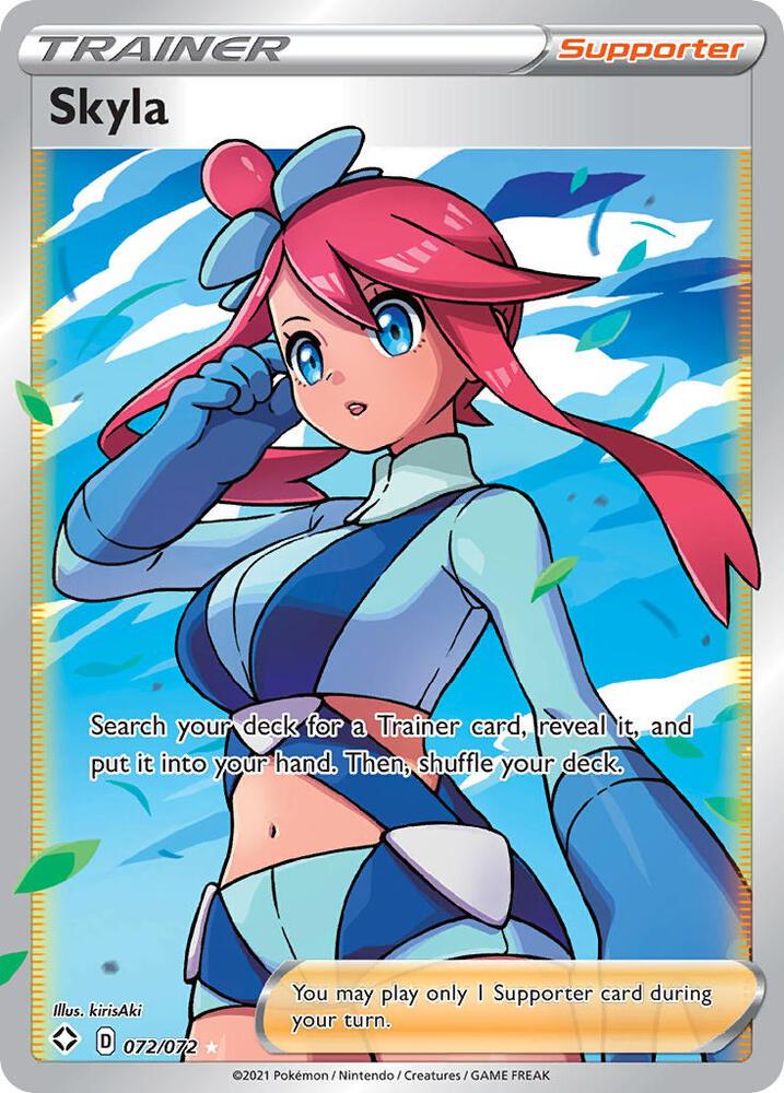 Skyla (Full Art) - 072/072 - Ultra Rare