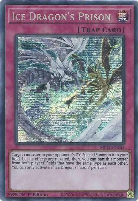 Ice Dragon's Prison - MP21-EN155 - Prismatic Secret Rare